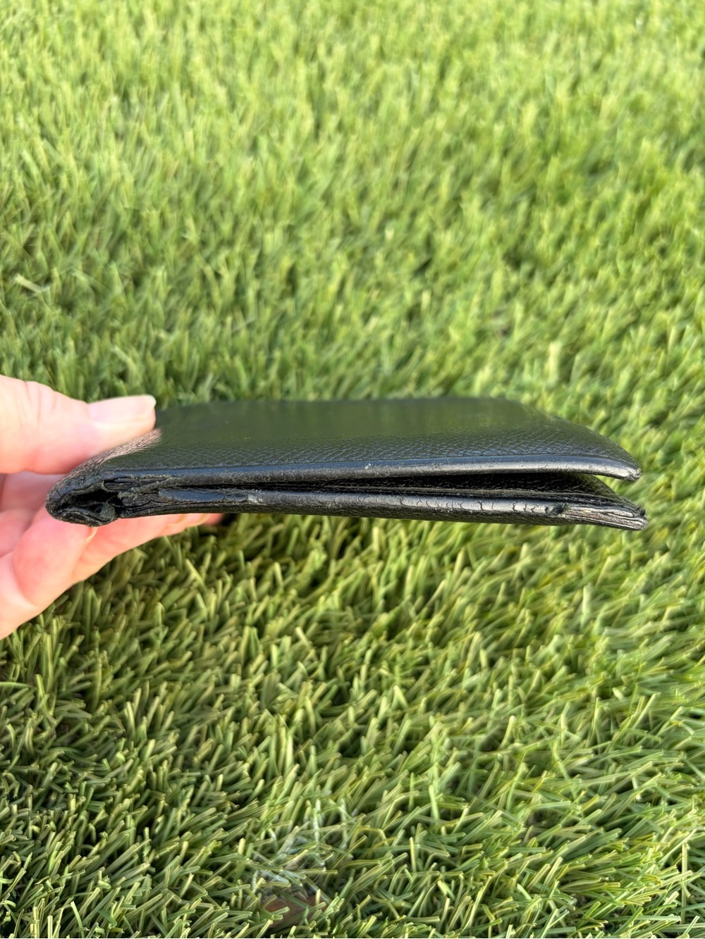 Bvlgari Black Leather Vintage Wallet Authentic Italy - Picture 11 of 13